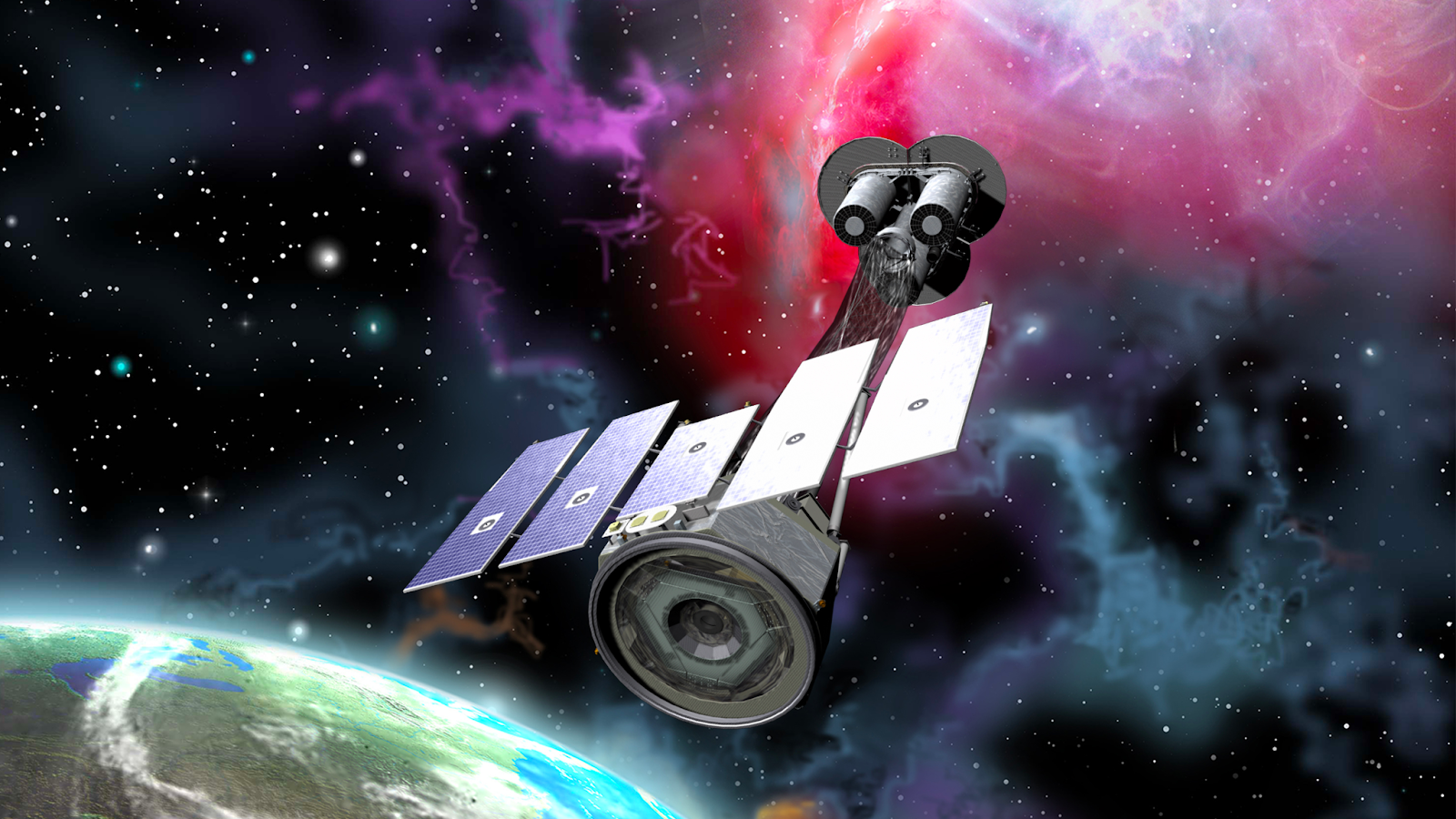 An example of one of NASA's Explorer-class missions: IXPE, the Imaging X-ray Polarimetry Explorer, recently launched in December 2021. Image Credits: NASA